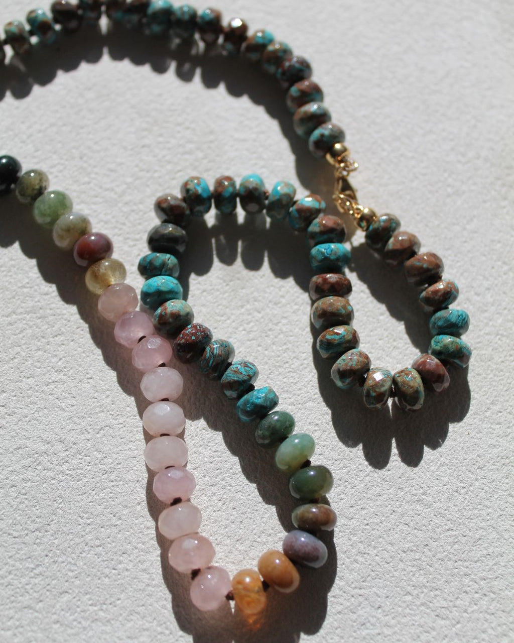 Multi gemstone necklace - Dawn