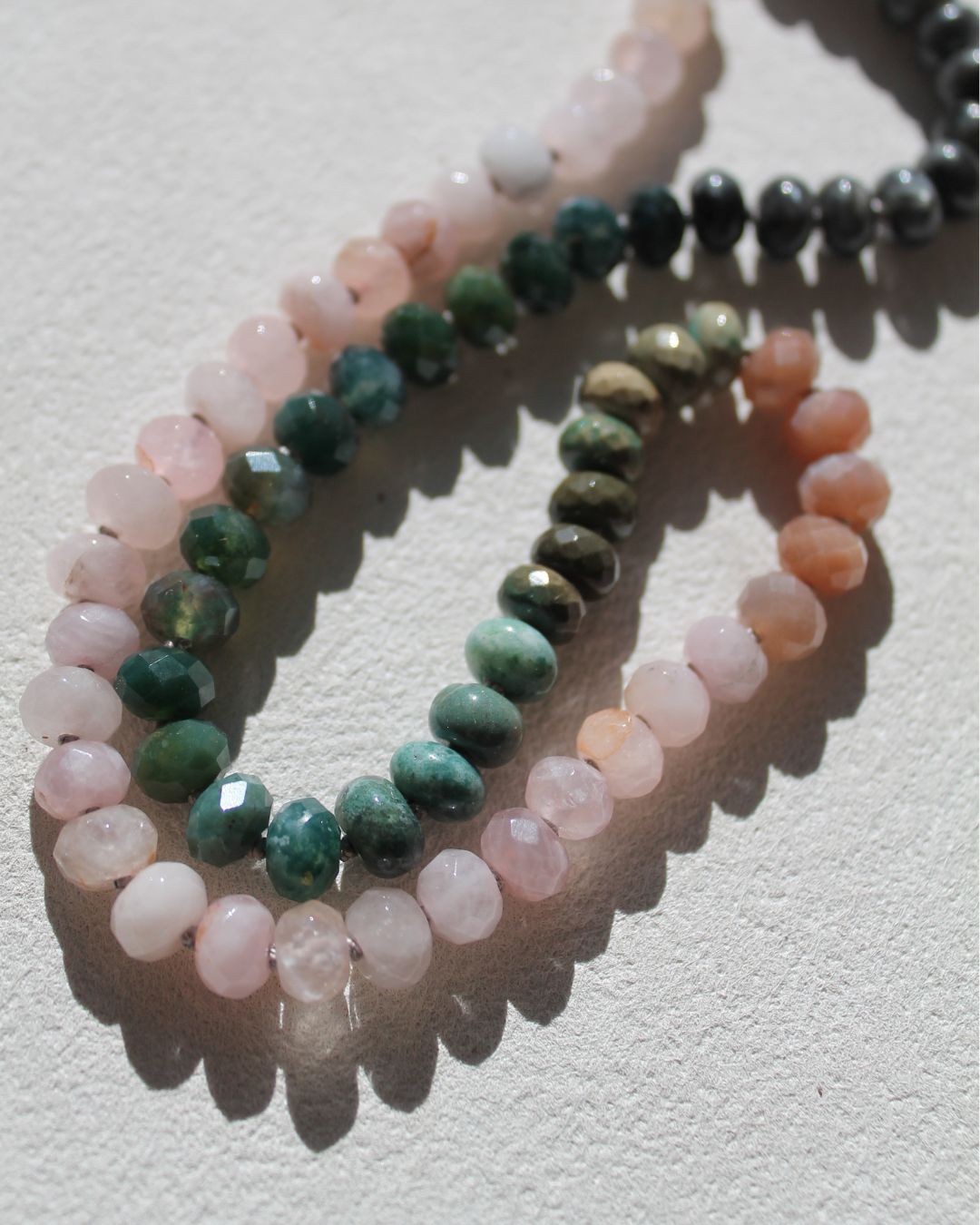 Multi gemstone necklace - Dusk