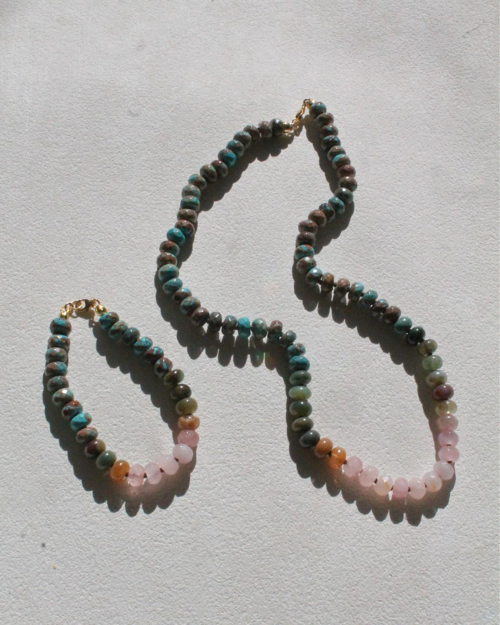 Multi gemstone necklace - Dawn