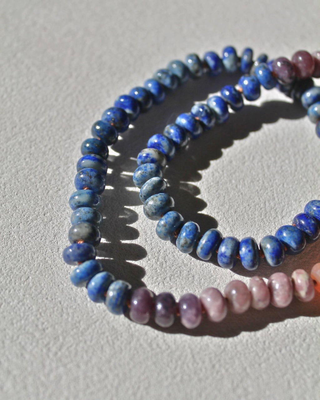 Multi gemstone necklace - Sunset