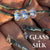 Moonlight Glass Bead Choker: Adjustable Silk Necklace with Bow | Dainty Naturalist Jewelry