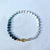Aquamarine & Amazonite Beach Bracelet with Gold Clasp – March Birthstone Gift