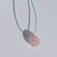 Dainty Rose Quartz Necklace: January Birthstone Pendant, Healing Chakra Jewelry Gift for Valentine's Day