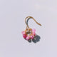 Dainty Ruby Hoop Earrings: July Birthstone Gold Filled Jewelry, Perfect Gift for Birthdays & Mother's Day