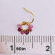 Dainty Ruby Hoop Earrings: July Birthstone Gold Filled Jewelry, Perfect Gift for Birthdays & Mother's Day
