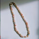 Handcrafted Morganite Boho Necklace - Natural Stone Silk Knotted Jewelry - Elegant Gift for Her