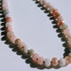Handcrafted Morganite Boho Necklace - Natural Stone Silk Knotted Jewelry - Elegant Gift for Her