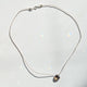 Dainty Smokey Quartz Pendant Necklace - Minimalist Boho Jewelry for November Birthdays