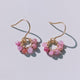 Dainty Ruby Hoop Earrings: July Birthstone Gold Filled Jewelry, Perfect Gift for Birthdays & Mother's Day