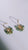 Elegant Green Kyanite Dangle Earrings: Aries, Taurus, Libra Gemstone Jewelry for Sensitive Ears