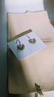 Elegant Green Kyanite Dangle Earrings: Aries, Taurus, Libra Gemstone Jewelry for Sensitive Ears