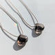 Dainty Smokey Quartz Pendant Necklace - Minimalist Boho Jewelry for November Birthdays