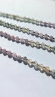 Dainty Prehnite & Kunzite Boho Gemstone Necklace - Hand Knotted Spring Fashion Jewelry Gift