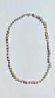 Dainty Prehnite & Kunzite Boho Gemstone Necklace - Hand Knotted Spring Fashion Jewelry Gift