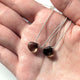 Dainty Smokey Quartz Pendant Necklace - Minimalist Boho Jewelry for November Birthdays