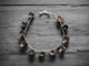 Delicate Smokey Quartz Bracelet - Boho Chic Minimalist Jewelry for November Birthstone Gifts