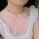 Elegant Peach Moonstone Choker: Gold Filled Minimalist Gemstone Necklace for Healing and Style